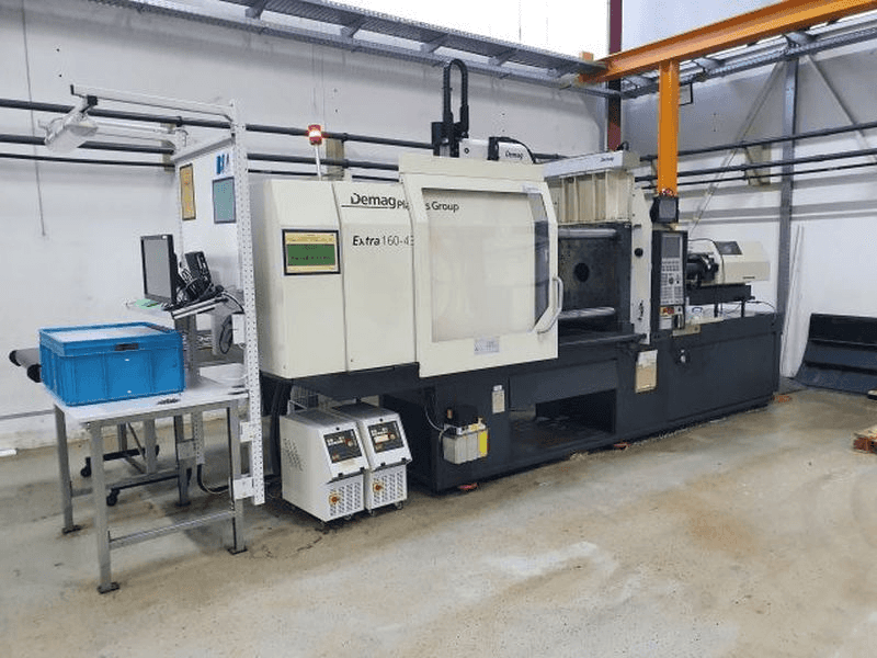 Top gepflegte DEMAG Ergotech 160‑430 Extra (2005). Spritzgießmaschine mit 1600 kN, 253 g Schussgewicht und Video. Jetzt verfügbare Maschine aus Schwaigern entdecken.